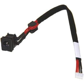 GinTai Replacement for Toshiba Satellite C655D-S5236 C655D-S5300 C655D-S5091 C655-S5082AC 6017B0149801 6017B0196201 DC Power Jack W/Cable Socket Plug Charging Port