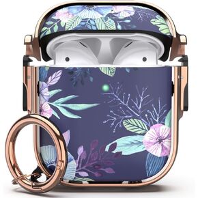 TATOFY for AirPod 2 case, AirPod case with lock, AirPods 1st & 2nd Case for women men (Space)