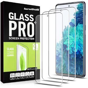 [3-Pack Screen Protector for Samsung Galaxy S20 FE 5G Tempered Glass, 9H Hardness, Bubble Free, Easy to Install