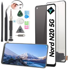 YWLRONG Screen Replacement for OnePlus Nord N20 5G LCD Display Touch Screen Digitizer Assembly with Kit(Black)
