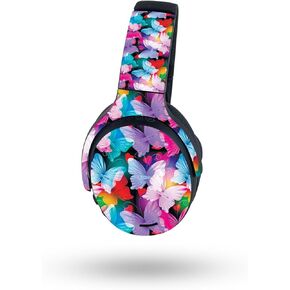 MightySkins Skin Compatible with Skullcandy Crusher ANC 2 - Prismatic Butterflies | Protective, Durable, and Unique Vinyl Decal wrap Cover | Easy to Apply
