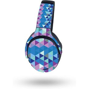 MightySkins Skin Compatible with Skullcandy Crusher ANC 2 - Purple Kaleidoscope | Protective, Durable, and Unique Vinyl Decal wrap Cover | Easy to Apply
