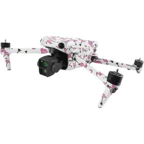 MightySkins Skin Compatible with DJI Air 3 - Cool Flamingo | Protective, Durable, and Unique Vinyl Decal wrap Cover | Easy to Apply, Remove, and Change Styles