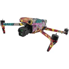 MightySkins Skin Compatible with DJI Air 3 - Graffiti Wild Styles | Protective, Durable, and Unique Vinyl Decal wrap Cover | Easy to Apply