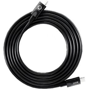 GravaStar USB C to USB C Cable, 100W [1-Pack 1.5ft] PD 5A Fast Charging Type C to Type C Cable, Nylon Braided USB-C Cord Phone Charger for Samsung S22 Note 20 iPad Pro MacBook Tablets LG Google etc.