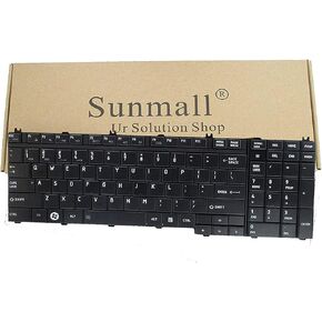 US Layout Laptop Keyboard replacement Compatible with Toshiba Qosmio A500 A505 G50 G55 X300 X305 X500 X505 L350 L350s L355 L355s L500 L505 L511 L512 L515 L516 L517 L550 L555 L581 L582 P300 P305 P500