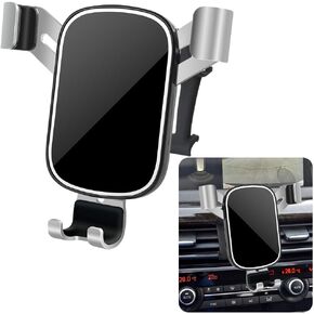 LUNQIN Car Phone Holder for BMW X5 X5M 2007-2013 and BMW X6 X6M 2008-2014 Auto Interior Accessories Best Cell Phones Mount Cellphone Mobile Cradle Charging Navigation Bracket Air Vent Stand Accessory