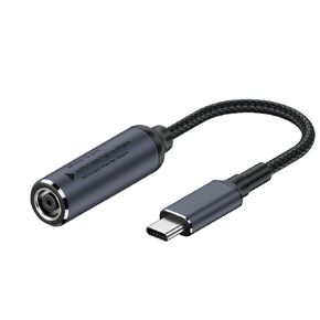 DC 7.4mm x 5.0mm Female Input to USB C PD Male Power Charging Cable,100W DC7450 to USB Type-C PD Output 5V/9V/20V Cable with PD Chip Inside,for Phones,Tablets,Laptops with USB c