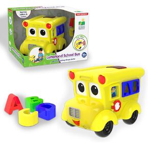 The Learning Journey: Early Learning - Letterland School Bus - Electronic Shape Matching Talking Shape Sorter - Baby Toddler Toys & Gifts for Boys & Girls Ages 18 months - 4 years - Award Winning Toy