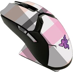 MightySkins Skin Compatible with Razer Viper Ultimate - Plaid | Protective, Durable, and Unique Vinyl Decal wrap Cover | Easy to Apply, Remove, and Change Styles | Made in The USA
