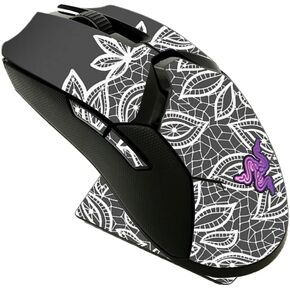 MightySkins Skin Compatible with Razer Viper Ultimate - Floral Lace | Protective, Durable, and Unique Vinyl Decal wrap Cover | Easy to Apply, Remove, and Change Styles | Made in The USA