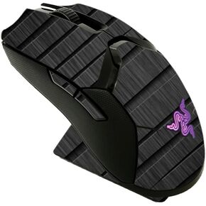 MightySkins Skin Compatible with Razer Viper Ultimate - Carved Wood | Protective, Durable, and Unique Vinyl Decal wrap Cover | Easy to Apply, Remove, and Change Styles | Made in The USA