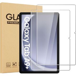 2-Pack Glass Screen Protector for Samsung Galaxy Tab A9+ Plus 11" (SM-X210/X215/X216) 2023 Released - Tempered Glass Film High Definition 9H Hardness