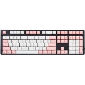 تخفيضات العطلات PBT Keycaps 108 Keys Cherry Profile Keycap Set للوحة المفاتيح الميكانيكية 61/87/104/108 MX Switches | أغطية مفاتيح لوحة المفاتيح الميكانيكية | أغطية مفاتيح PBT Doubleshot باللون الوردي | مجموعة أغطية المفاتيح in Kuwait