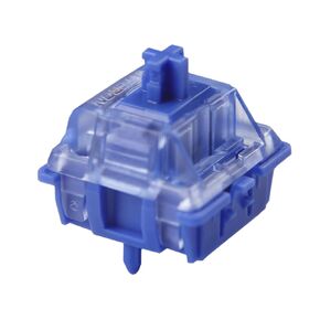 Gateron China Joy Switch Mechanical Keyboard Custom 45gf 50gf Pom Series 5 Pin Purple Blue CJ Translucent Mechanical Keyboard Switch (10 PCS, Box CJ Dark Blue 3Pin)