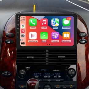8 Core 3G+32G Stereo Radio for Toyota Sienna (2004-2010) Android 12 9 Inch IPS screen Built-in Wireless Carplay/Android Auto/WIFI/Bluetooth Free AHD Camera