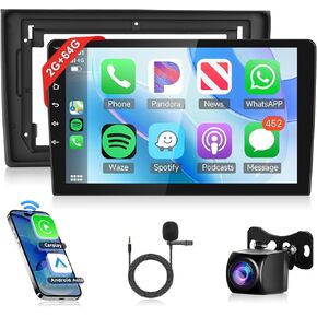 راديو ستيريو 2G 64G Android CarPlay لسيارة Audi A4/S4/RS4 (2002-2007) Seat Exeo (2008-2012)، شاشة Rimoody 9 بوصة تعمل باللمس Android Auto Mirror Link Bluetooth FM/RDS GPS WiFi HiFi SWC كاميرا احتياطية in Kuwait