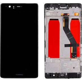 AMOLED Replacement Compatible with Huawei P9 Plus (Black with Frame) LCD Display Touch Screen Digitizer Assembly with Repair Tools