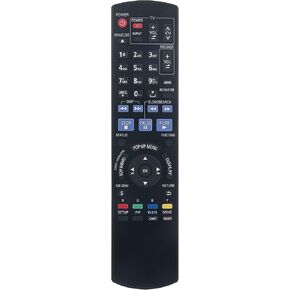 N2QAYB000378 Replaced Remote Control fit for Panasonic Blu-ray Disc Player DMP-BD60 DMP-BD80 DMP-BD35 DMP-BD605 DMP-BD601 DMP-BD80K DMP-BD605K DMP-BD601K DMP-BD601 DMP-BD605