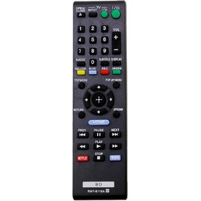 RMT-B119A New Replacement Remote Fit for Sony Blu-ray Disc DVD Player BDP-S390 BDP-BX39 BDP-S1100 BDP-BX110 BDP-S590 BDP-BX59 BDP-S5100 BDP-BX510 BDP-S190 BDP-S3100 BDP-BX310