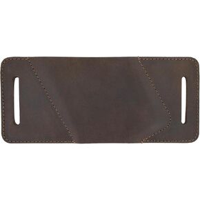 Hide & Drink, Rustic Waist Holster for Apple iPhone 14 Pro Max, Handmade from Full Grain Leather - Bourbon Brown