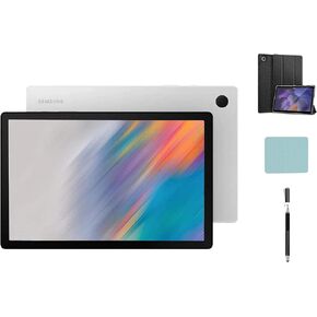 تابلت سامسونج جالاكسي تاب A8 أندرويد واي فاي، شاشة LCD مقاس 10.5 بوصة (1920 × 1200) LCD، تخزين 32 جيجابايت، بلوتوث، نظام تشغيل أندرويد 11، فضي مع ملحقات