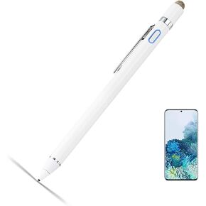 Stylus for Smsung Galaxy S20, S20+ Pencil, EVACH Rechargeable Digital Pencil with 1.5mm Ultra Fine Tip Stylus Pen for Smsung Galaxy S20, S20+, White