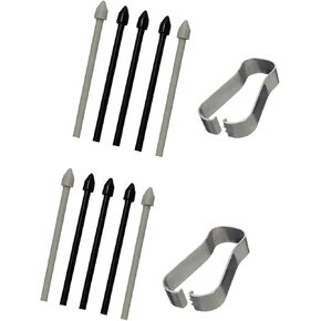 Galaxy Tab S6 Lite Touch Stylus S Pen Replacement Tips/Nibs for Samsung Galaxy Tab S6 Lite 10.4" SM-P610 SM-P615 SM-P610N 2020" Wi-Fi/LTE (P610-Tips-Black/2pcs)