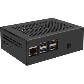 Geekwrom X1011-C1 Metal Case for Raspberry Pi 5 & X1011 PCIe to NVMe Shield