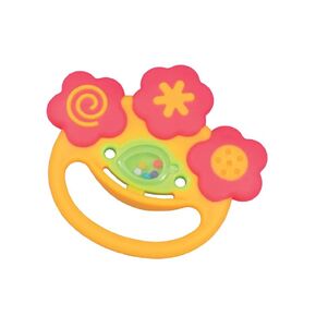 BaBeloved Smiling Face Baby Teething Toys Multiple Texture Sensory Montessori Baby Teether Toys Soft Food-Grade Teethers for Babies Rattling Teething Relief, Chew Toy for Babies 0-12 Months, BPA Free