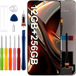 [New] Duotipa LCD Display Screen Digitizer Assembly Replacement for Umidigi A13 Pro Max 5G 6.8" with Technical Repair Tools Kit-Black.