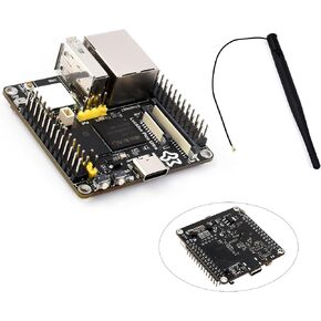Luckfox Pico Ultra W RV1106G3 Linux Micro Development Board, Integrate ARM Cortex-A7/RISC-V MCU/NPU/ISP Processors, Input 5M @30fps, 0.5TOPS, Support int4, int8 and int16 (with WiFi, with 8GB EMMC)