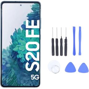 مجموعة استبدال الشاشة لهاتف Galaxy S20 FE، مجموعة محول الأرقام للشاشة مع الإطار، لمشاكل عرض الاستجابة غير الطبيعية للشاشة، مشاكل اللمس