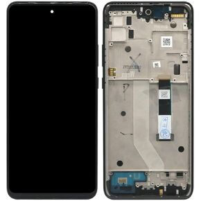 for Motorola Moto One 5G Ace UW XT2113DL XT2113-1 XT2113-4 One 5G Ace XT2113-2 6.7'' LCD Display Screen Touch Panel Digitizer Assembly with Frame Volcanic Gray, black