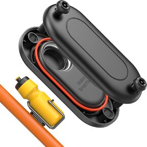 SmartTag2 Bike Mount, Waterproof Bike GPS Tracker Case for Galaxy Smart tag2, Hidden Under Bottle Cage (1 Pack-Black)