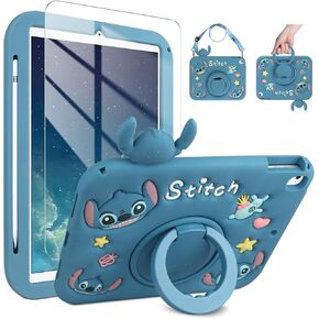 Coolden for iPad 6th Generation Cases iPad 5th Generation Case for Kids iPad 9.7 inch Case with Screen Protector Pencil Holder Stand Shoulder Strap Heavy Duty Protective Case for iPad 6th/5th 9.7" in Kuwait
