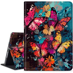 Case for All-New Amazon Fire HD 10 Tablet (13th Generation, 2023 Release),Slim PU Leather Smart Cases Covers with Auto Wake/Sleep for Amazon Kindle Fire 10.1 inch Tablet，Vintage Bookshelf