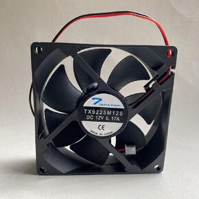 for TX9225M12S 12V DC Fan TX9225M12S DC12V 0.17A 9CM 9025 Cooling Fan