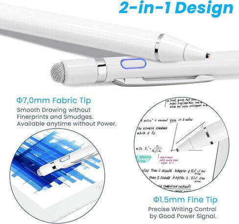 Pencil for Lenovo 2 in 1 Chromebook, EDIVIA Digital Pencil with 1.5mm Ultra Fine Tip Pen for Lenovo C330 Chromebook Stylus, Black in Saudi Arabia