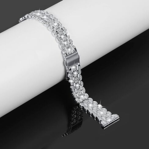 حافظة Bling Band+ متوافقة مع ساعة Samsung Galaxy Watch 7 مقاس 40 مم، حزام وغطاء بديل للسيدات لساعة Samsung Watch 7 in Kuwait