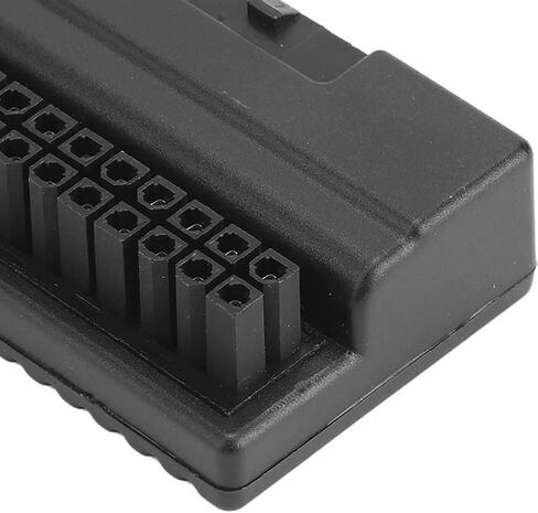 Sanpyl ATX 24Pin 90 Degree Adapter, Right Angle ATX 24 Pin Female to Male 90 Degree Right Angle Power Adapter Board Host line DIY Installation Accessories in Saudi Arabia