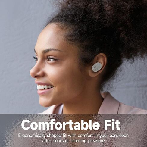 Bluetooth Earbuds Wireless Headphones with Mini Charging Case Touch Control IPX4 Waterproof Ear buds Wireless Bluetooth In-Ear Noise Cancelling Headphones compatible with iOS/Android/Windows (Black) in Saudi Arabia