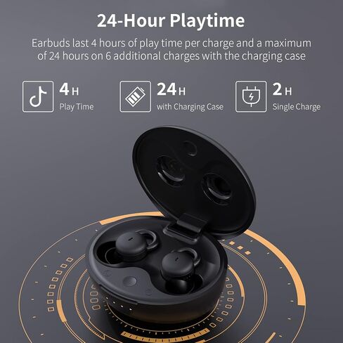Sleeping Earbuds, Smallest Sleepbuds Comfortable in-Ear Headphones with Mic Noise Reduction Earbuds for Sleeping on Side Snoring Yoga in Saudi Arabia
