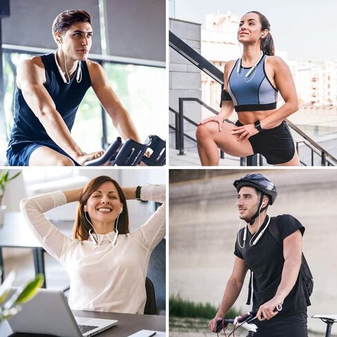 Wireless Earbuds Bluetooth Headphone NeckBand Earphone for Samsung A53 A54 S24 Ultra S23 FE Z Flip Fold for iPhone 13 Pro Max 15 14 Plus for Google Pixel 9 XL 8 6a 7a Magnetic Neck Strap Sport Headset in Saudi Arabia