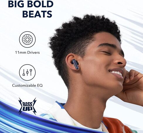 Soundcore by Anker Life P3 Noise Cancelling Earbuds, Thumping Bass, 6 Mics for Clear Calls, Multi Mode Noise Cancelling, 35H Playtime, Wireless Charging, Soundcore App, Customized Sound(Renewed) in Saudi Arabia