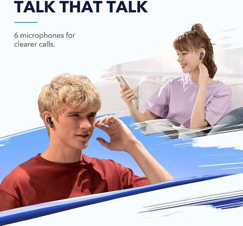 Soundcore by Anker Life P3 Noise Cancelling Earbuds, Thumping Bass, 6 Mics for Clear Calls, Multi Mode Noise Cancelling, 35H Playtime, Wireless Charging, Soundcore App, Customized Sound(Renewed) in Saudi Arabia