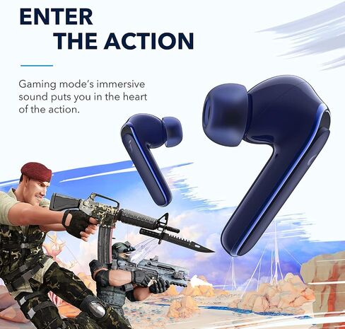Soundcore by Anker Life P3 Noise Cancelling Earbuds, Thumping Bass, 6 Mics for Clear Calls, Multi Mode Noise Cancelling, 35H Playtime, Wireless Charging, Soundcore App, Customized Sound(Renewed) in Saudi Arabia