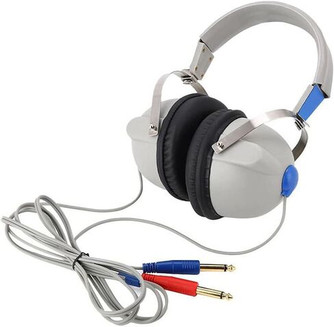 Audiometer Earphone Air Transducers Headsets Audiometer Headphone for TDH39 and DD45 (black) in Saudi Arabia