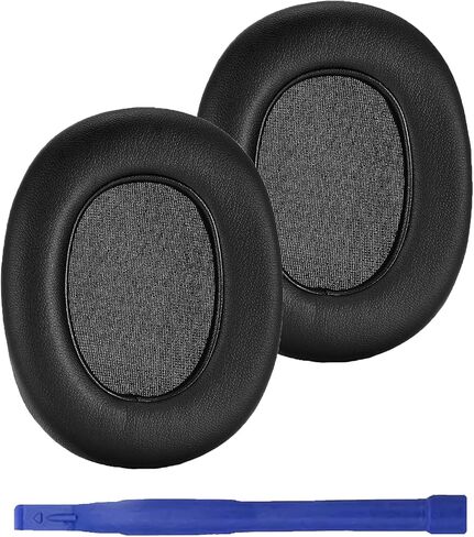 K371 Replacement Ear Pads Cushions Quite-Comfort Protein Leather Earpads Ear Cover Earmuff Repair Part for AKG K361 K371 Wired/Wireless Over-Ear Headphone (Black) in Saudi Arabia