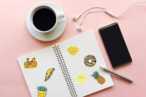 YOKSAS Yellow Stickers Aesthetic Trendy Decals for DIY Water Bottle,Laptop,Luggage,Computer|50PCS Waterproof Sticker Best Gifts for Girls,Boys,Teens,Adult in Saudi Arabia